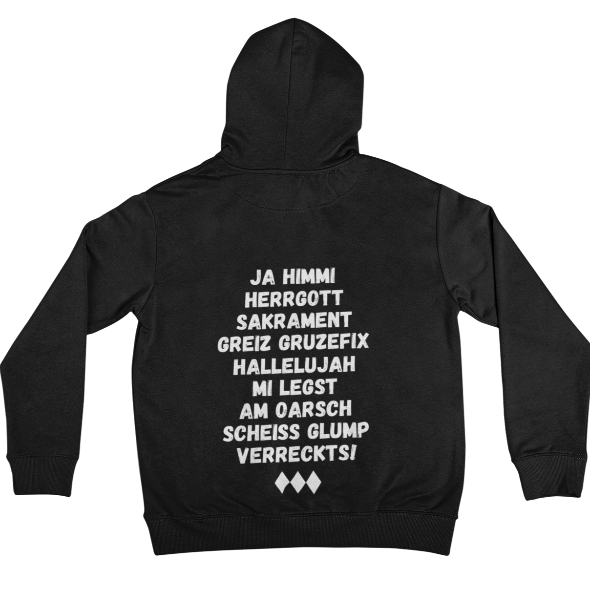 Himmi Herrgott Backprint | Unisex Hoodie