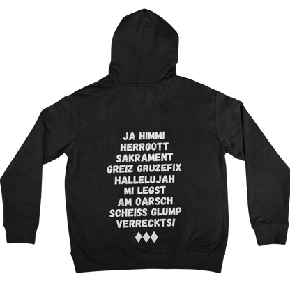 Himmi Herrgott Backprint | Unisex Hoodie