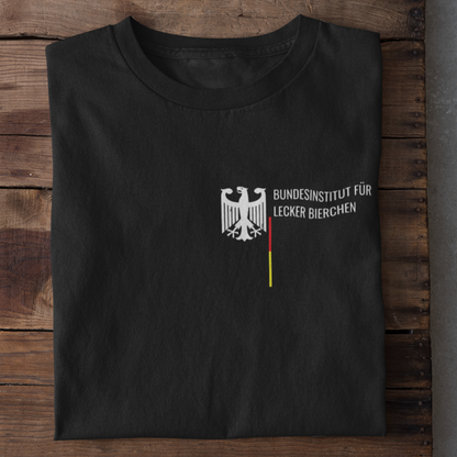 Bundesinstitut lecker Bierchen  Brustprint |  Unisex Shirt