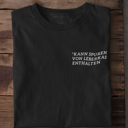 Spuren von Leberkas Brustprint | Unisex Shirt