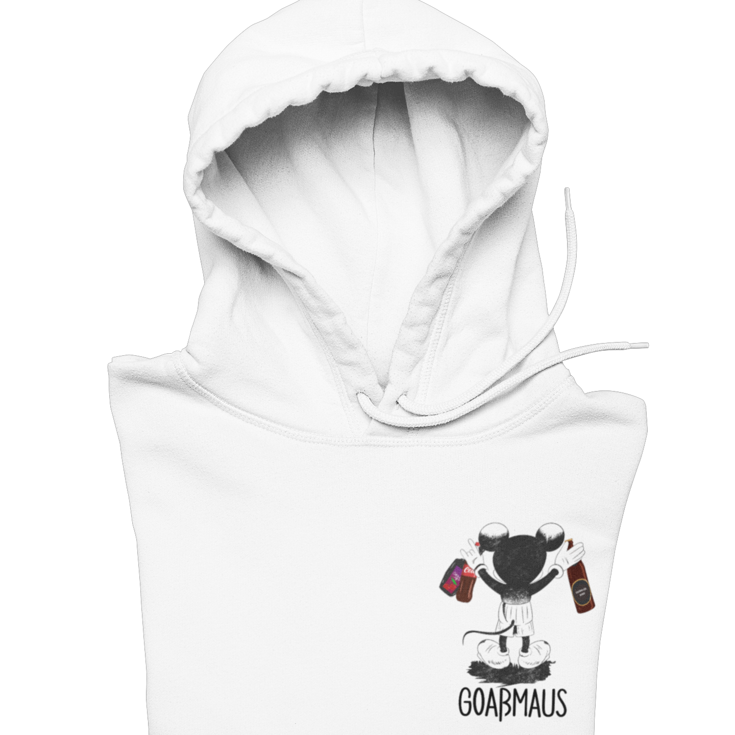 Goaßmaus Brustprint | Unisex Hoodie