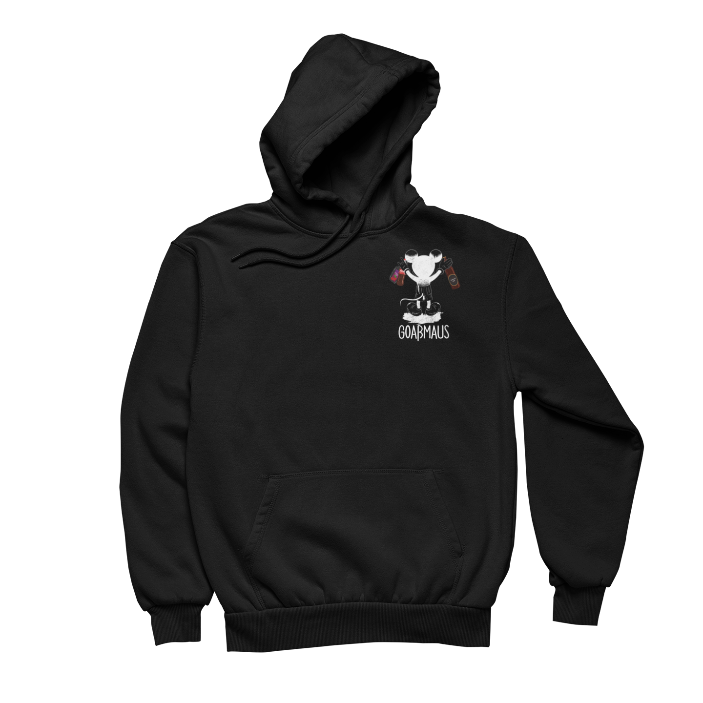 Goaßmaus Brustprint | Unisex Hoodie