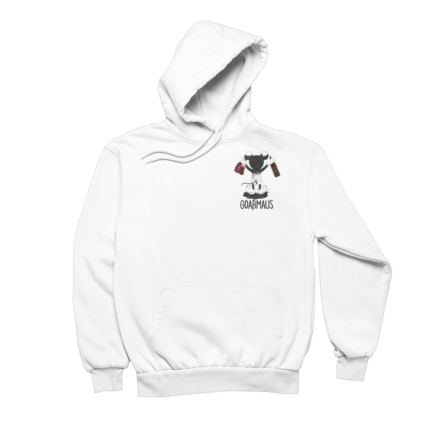 Goaßmaus Brustprint | Unisex Hoodie