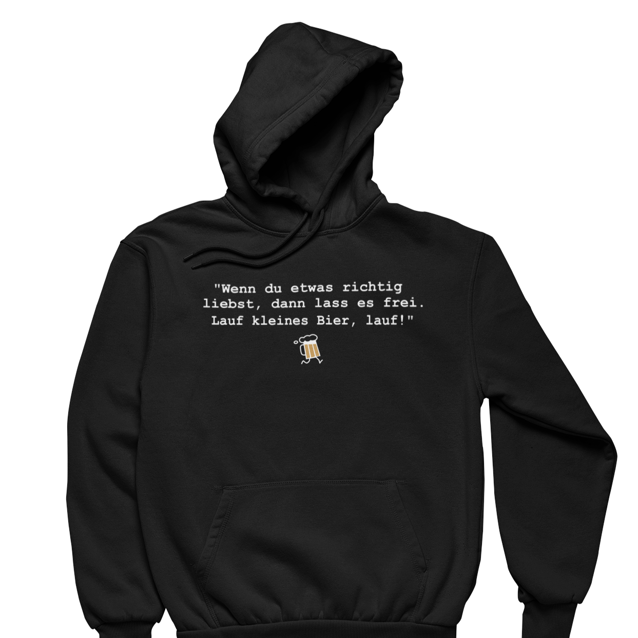 Lauf kleines Bier  | Unisex Hoodie