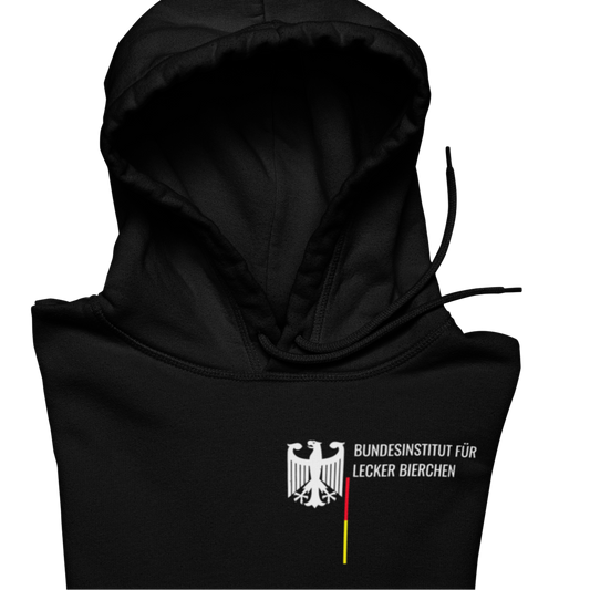 Bundesinstitut lecker Bierchen Brustprint | Unisex Hoodie
