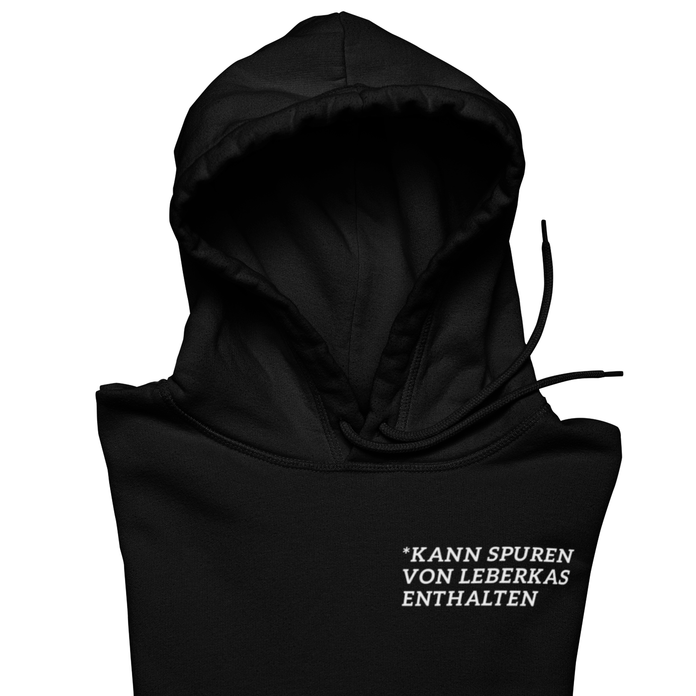 Spuren von Leberkas Brustprint | Unisex Hoodie