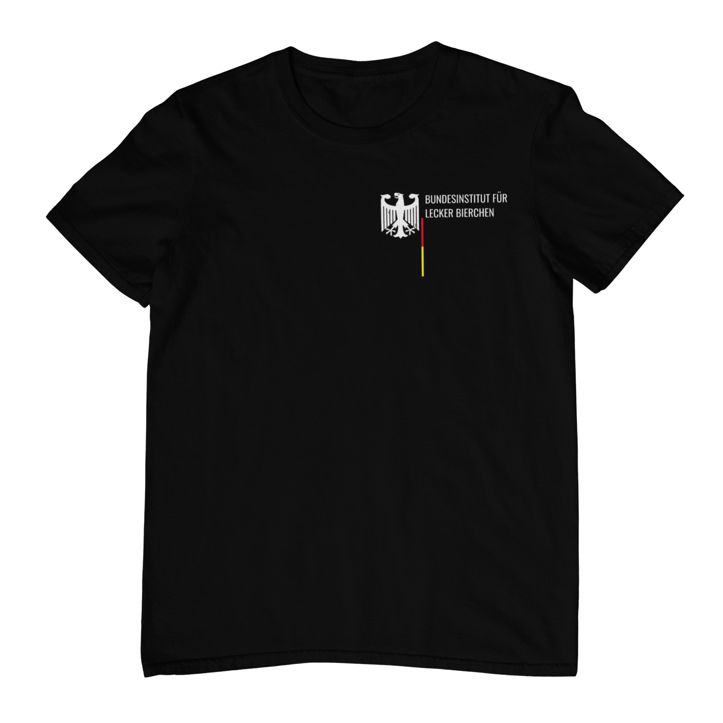 Bundesinstitut lecker Bierchen  Brustprint |  Unisex Shirt