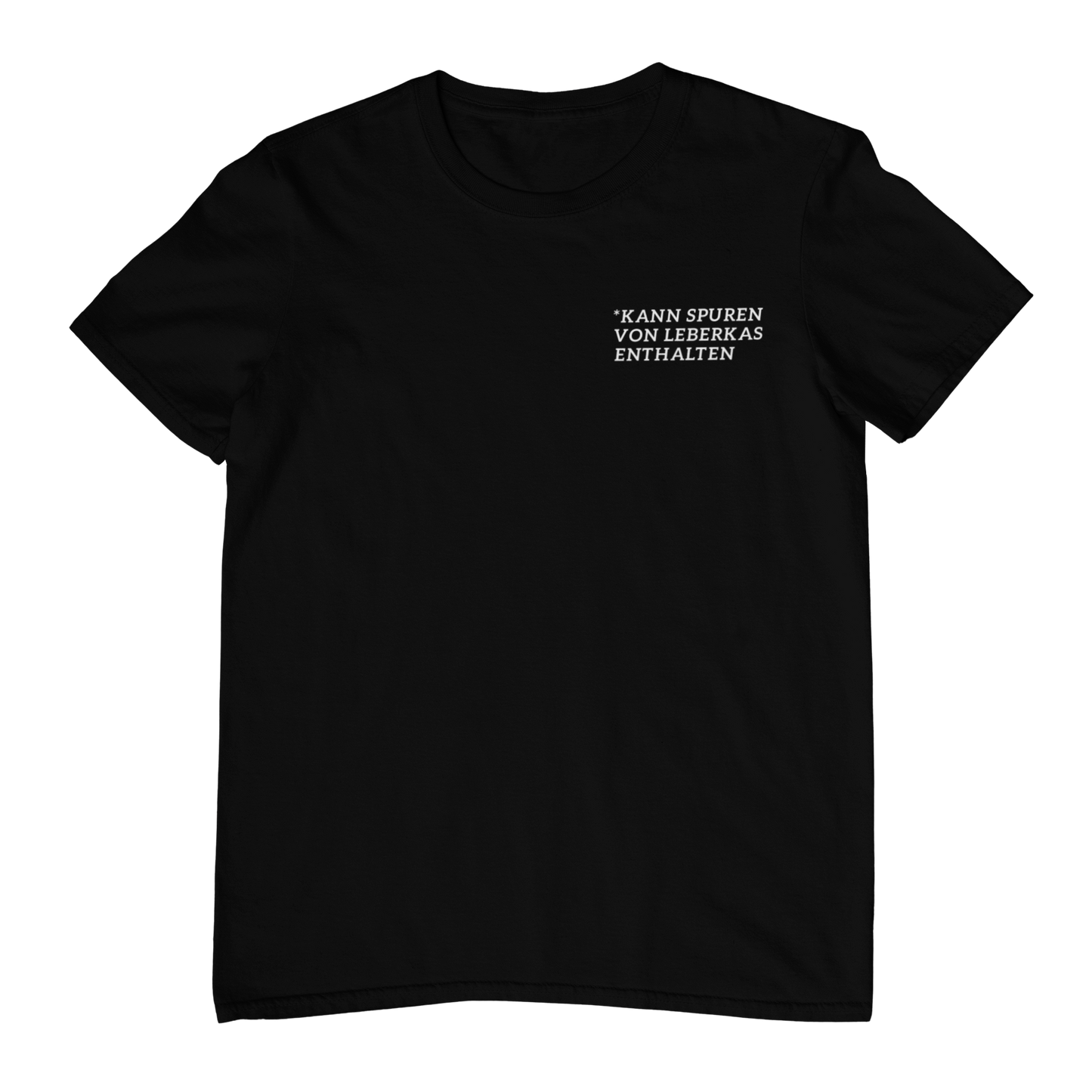 Spuren von Leberkas Brustprint | Unisex Shirt
