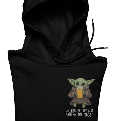 Unterhopft du bist Brustprint | Unisex Hoodie