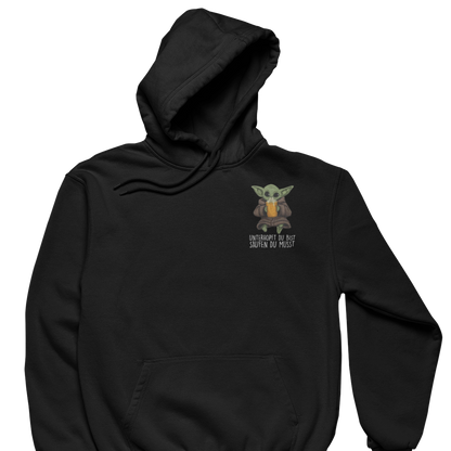 Unterhopft du bist Brustprint | Unisex Hoodie