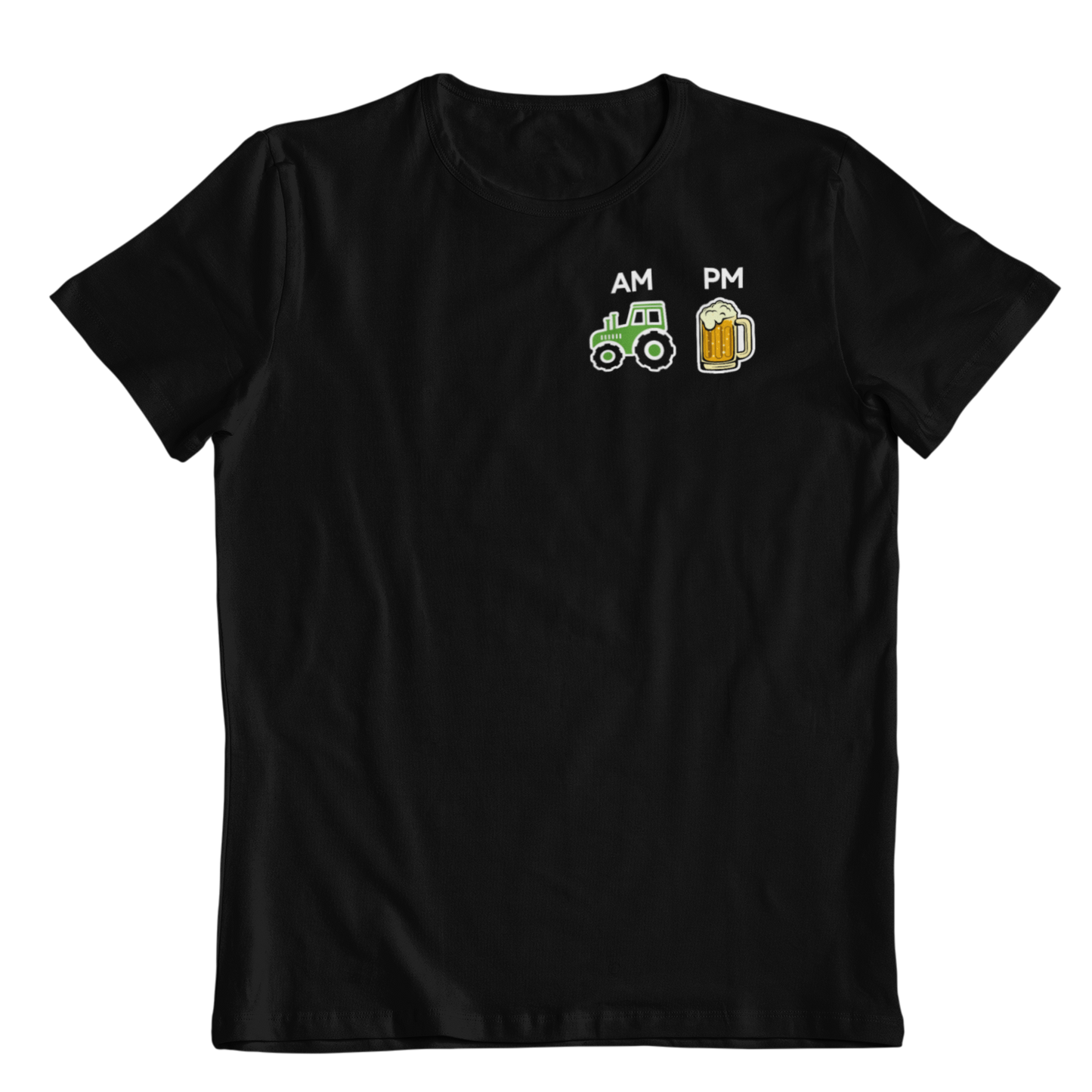Traktor und Bier  Brustprint | Unisex Shirt