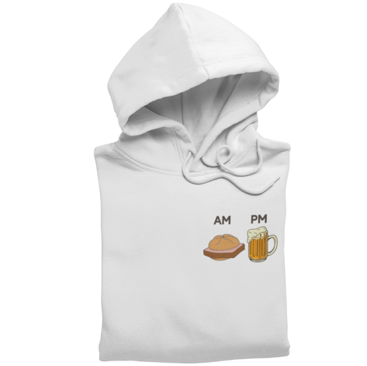 Leberkäse und Bier Brustprint | Unisex Hoodie