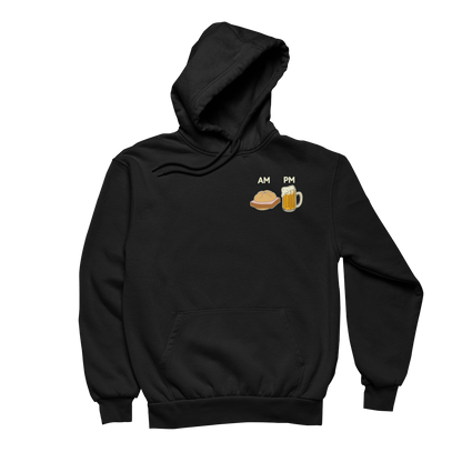 Leberkäse und Bier Brustprint | Unisex Hoodie