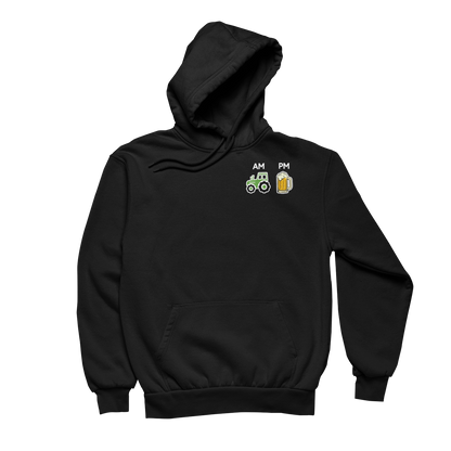 Traktor und Bier  Brustprint | Unisex Hoodie