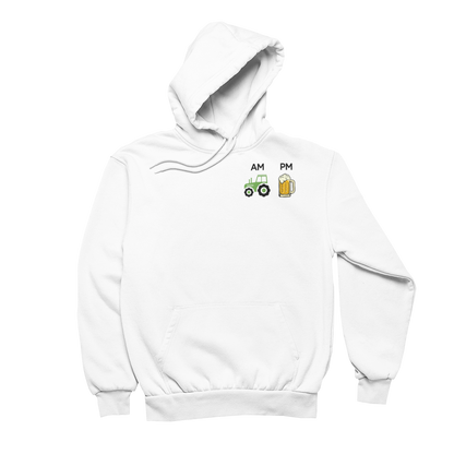 Traktor und Bier  Brustprint | Unisex Hoodie