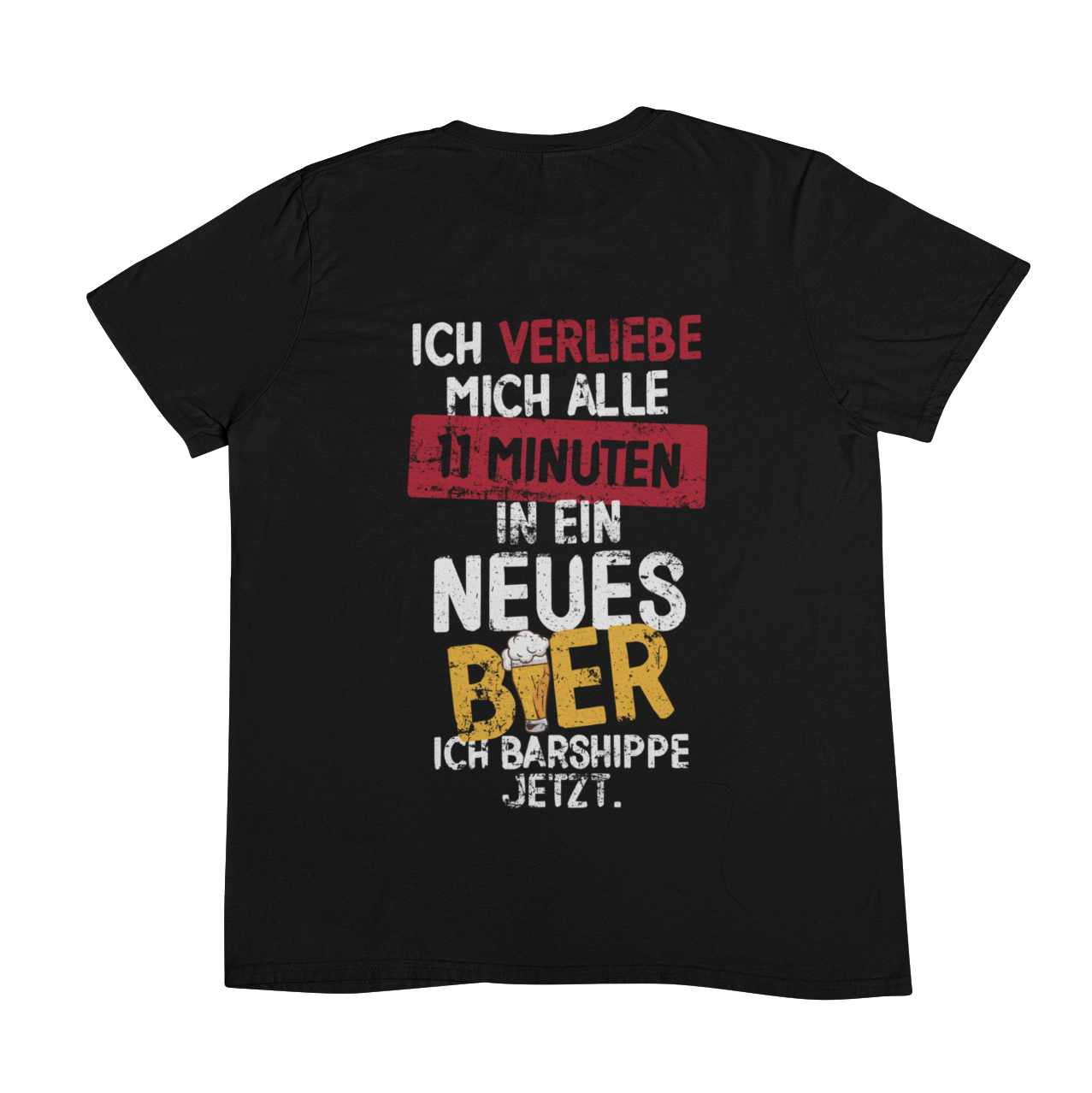 Ich barshippe  Backprint |  Unisex Shirt