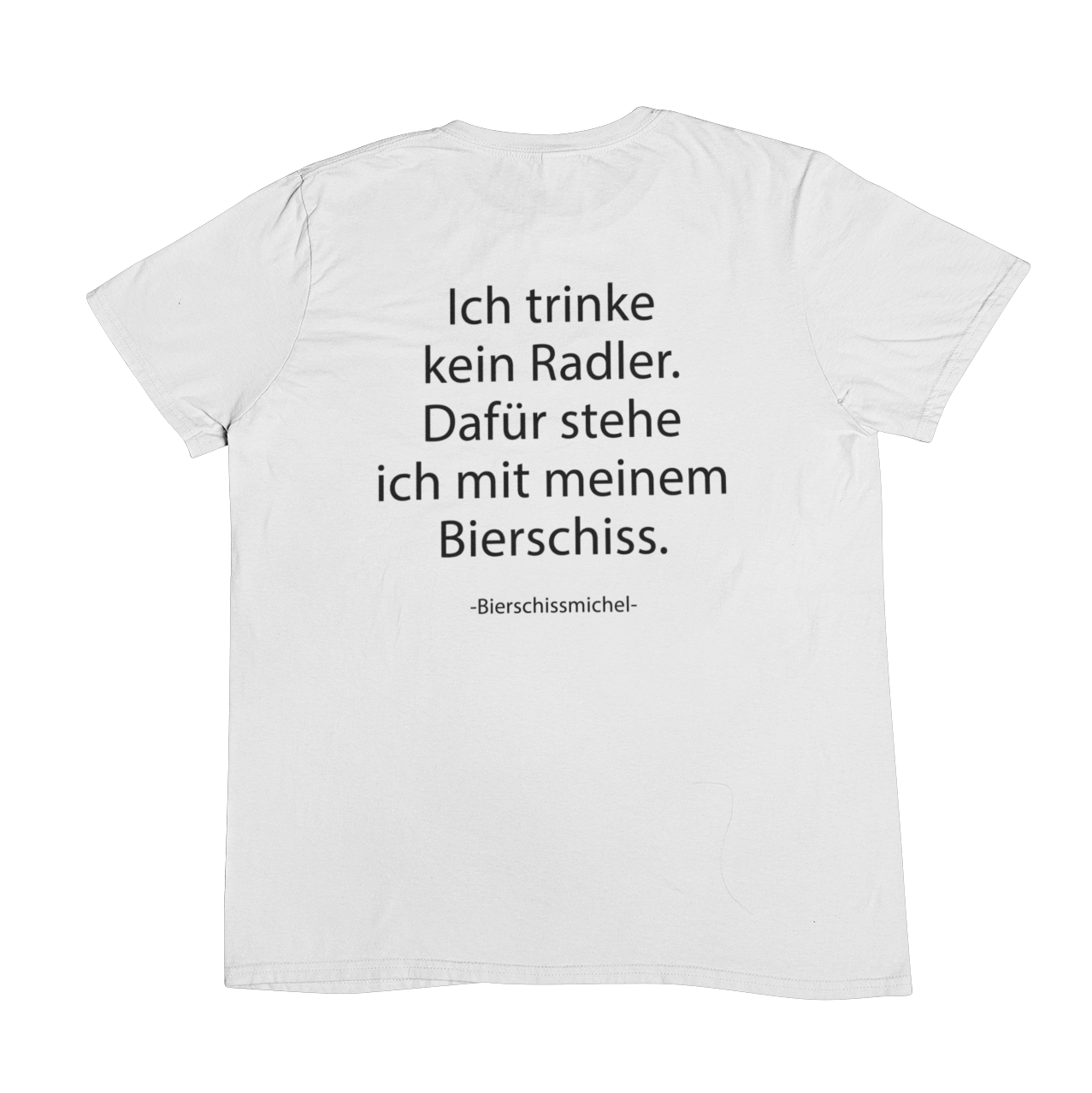 Bierschissmichel Backprint | Unisex Shirt
