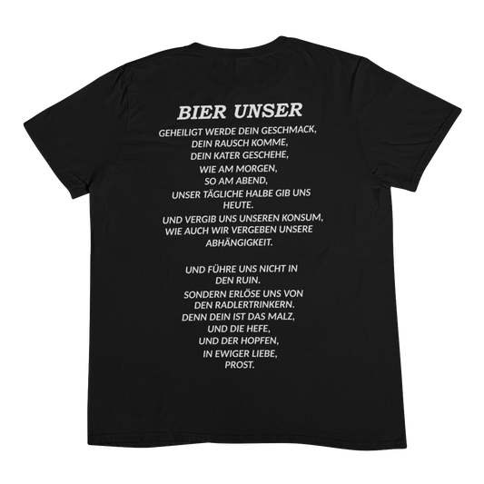 Bier Unser Backprint | Unisex Shirt