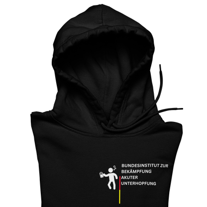 Bundesinstitut akuter Unterhopfung Brustprint | Unisex Hoodie