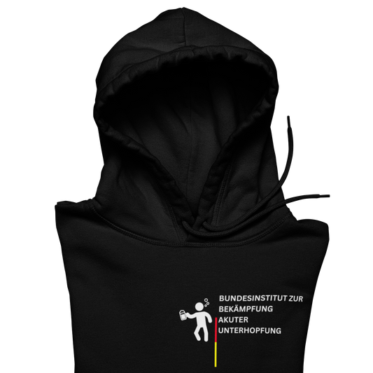 Bundesinstitut akuter Unterhopfung Brustprint | Unisex Hoodie