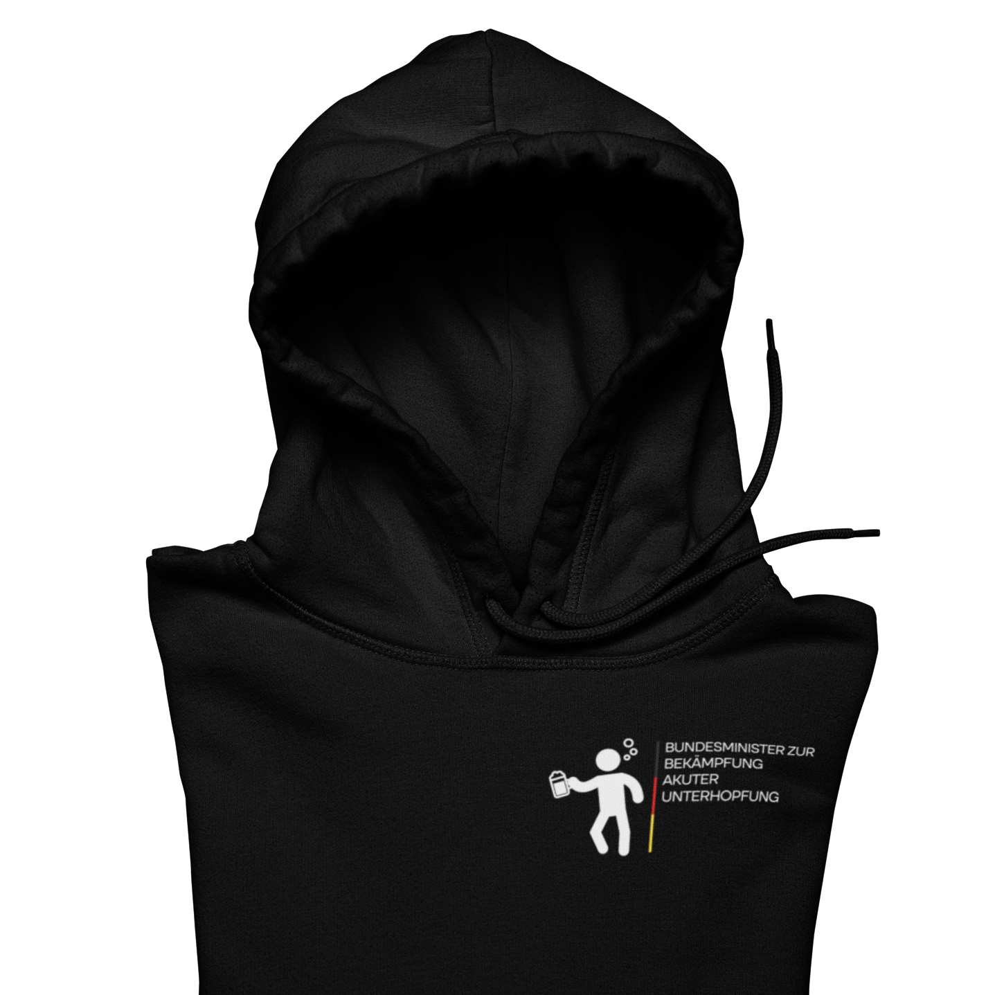Bundesminister zur Bekämpfung  Brustprint |  Unisex Hoodie
