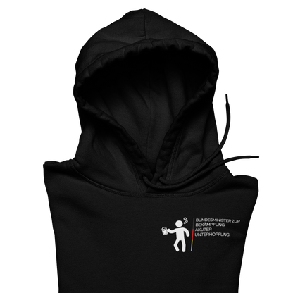 Bundesminister zur Bekämpfung  Brustprint |  Unisex Hoodie
