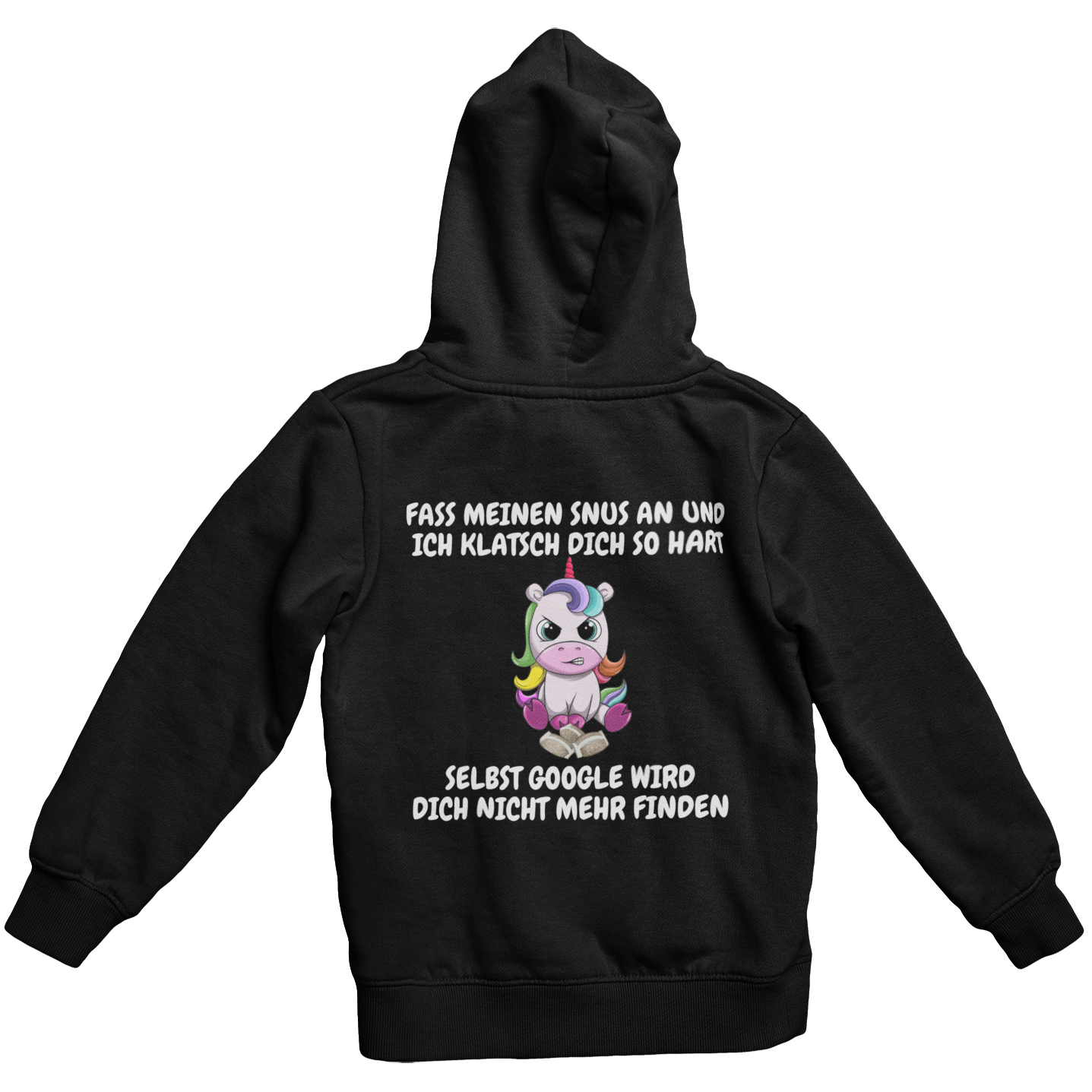 Ich klatsch dich  Backprint |  Unisex Hoodie
