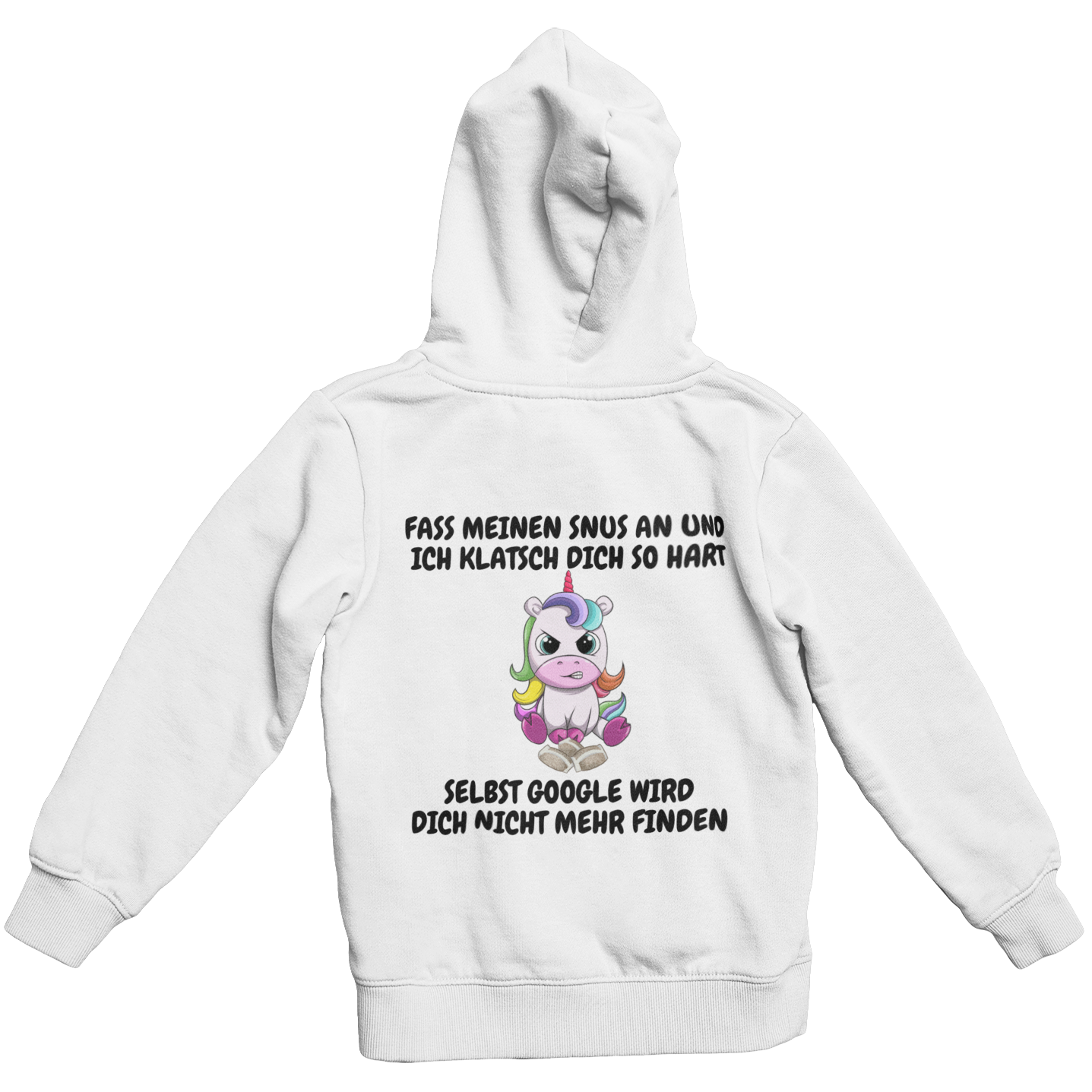 Ich klatsch dich  Backprint |  Unisex Hoodie