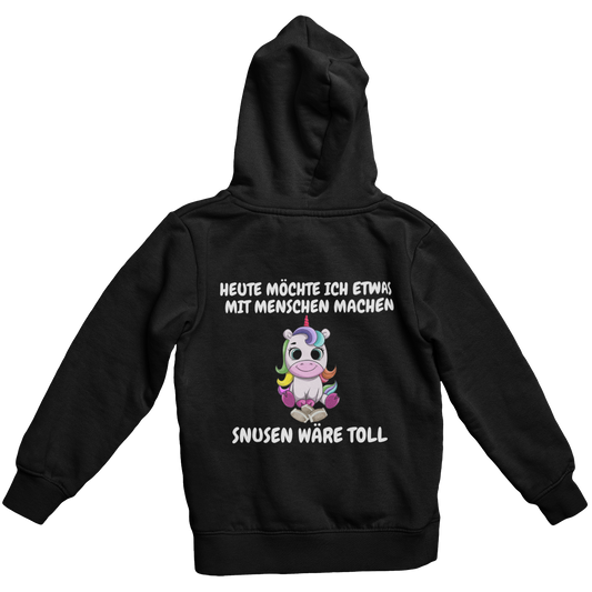 Snusen wäre toll  Backprint | Unisex Hoodie