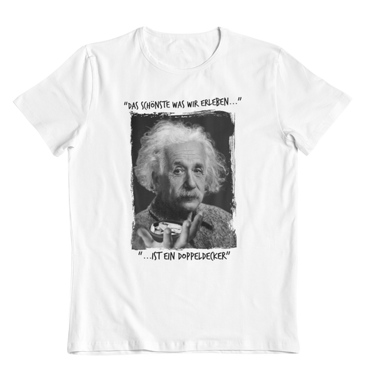 Einstein  Doppeldecker | Unisex Shirt