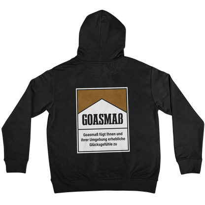 Zigarettenschachtel Goaßmass  Backprint | Hoodie