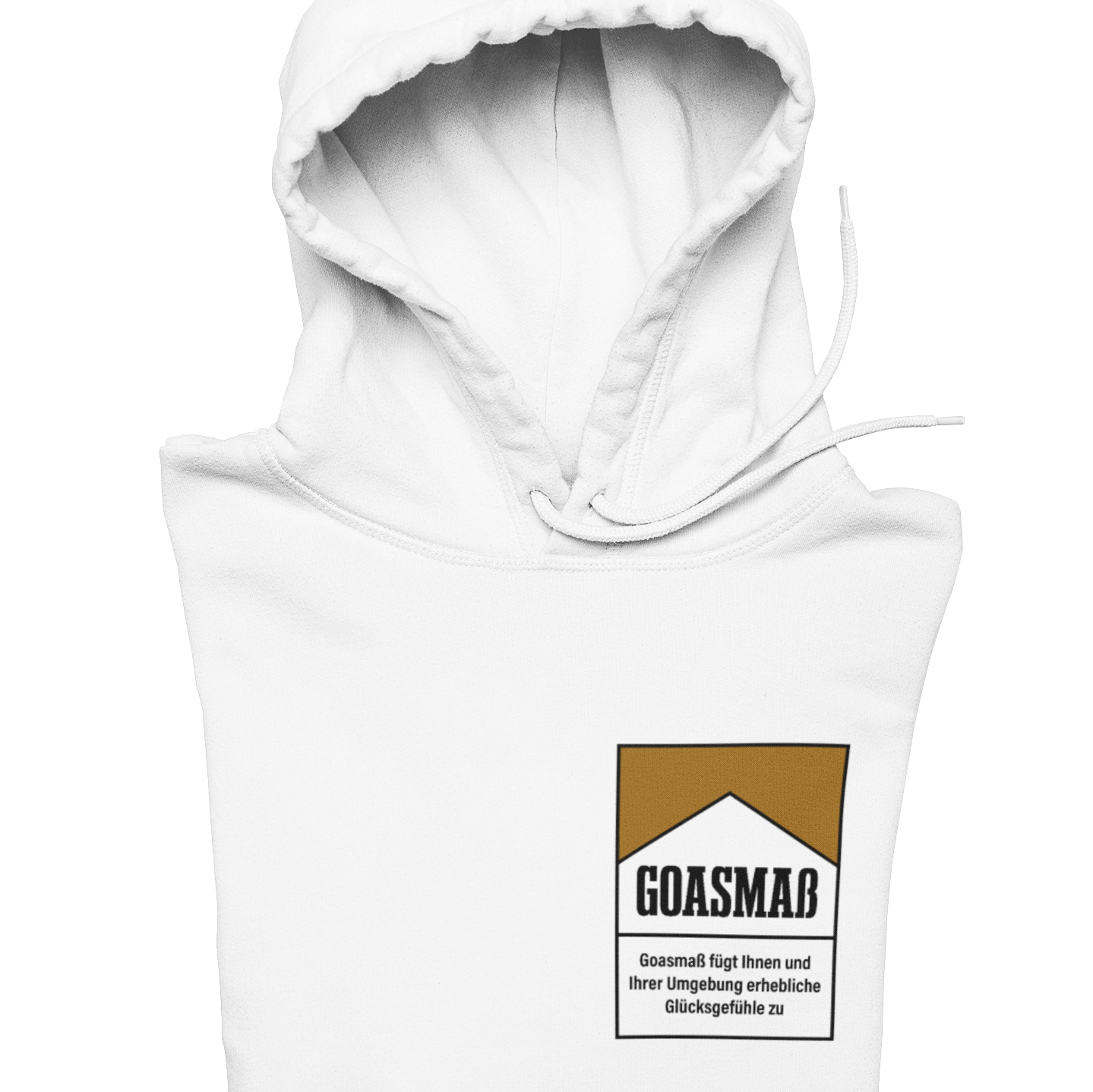 Zigarettenschachtel Goaßmass Brustprint  | Unisex Hoodie