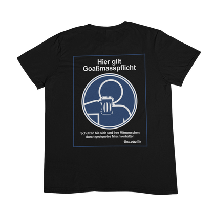 Goaßmasspflicht Backprint | Unisex Shirt