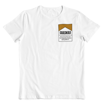 Zigarettenschachtel Goaßmass Brustprint |  Unisex Shirt