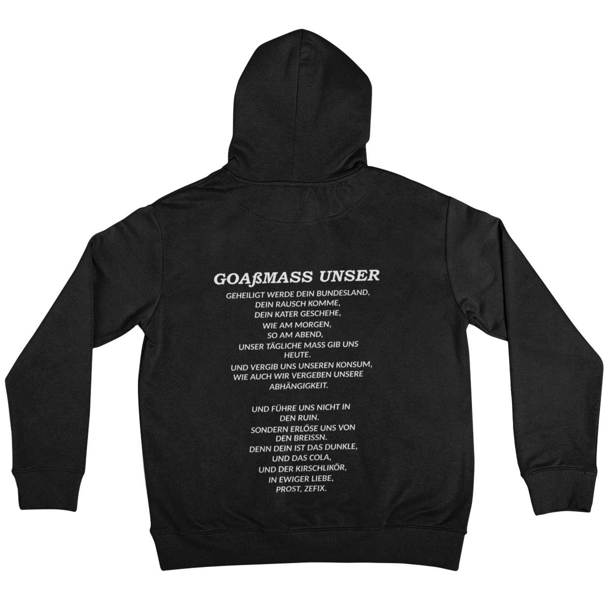 Goaßmass Unser Backprint | Unisex Hoodie