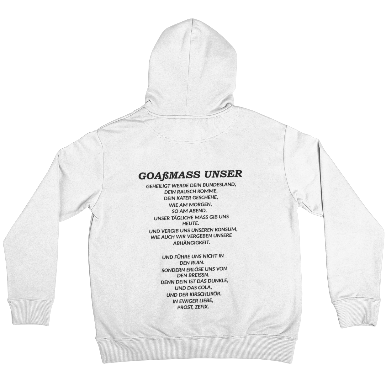 Goaßmass Unser Backprint | Unisex Hoodie
