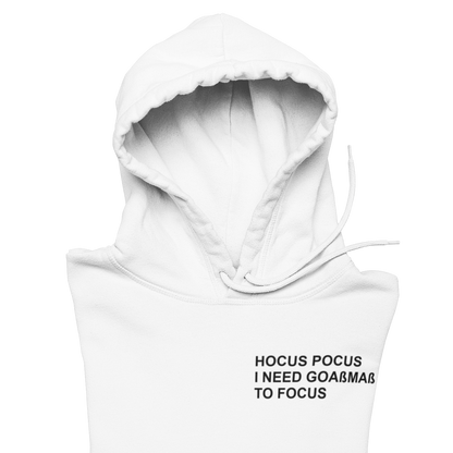 Goaßmaß to Focus Brustprint | Unisex Hoodie