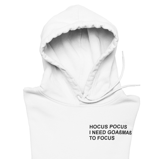 Goaßmaß to Focus Brustprint | Unisex Hoodie