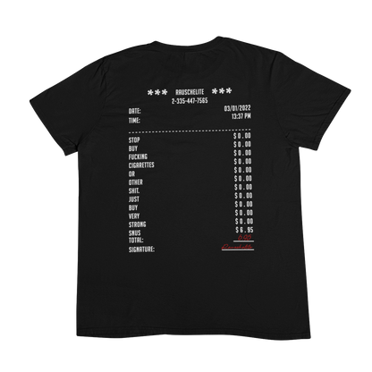 Kassenbon Snus Backprint | Unisex Shirt