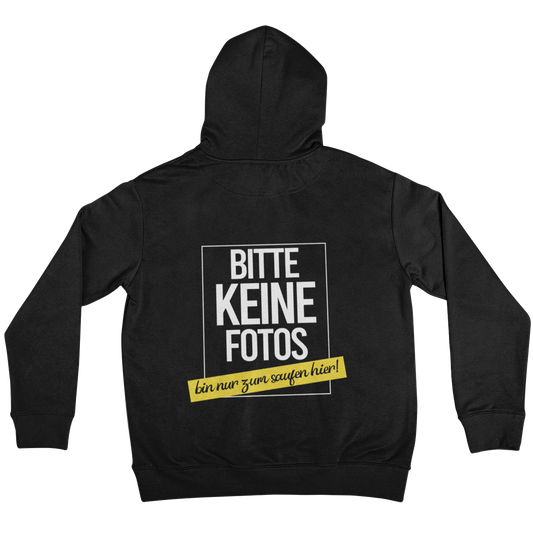 Keine Fotos | Unisex Hoodie  Backprint