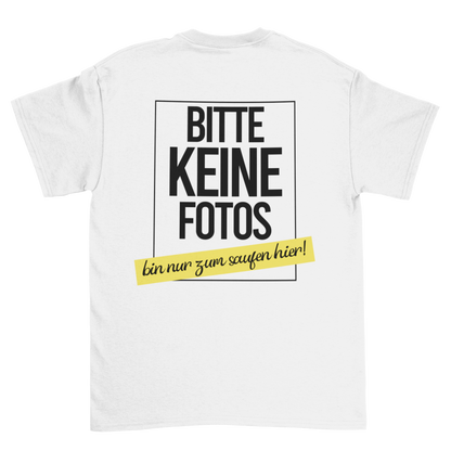 Keine Fotos Backprint | Unisex Shirt