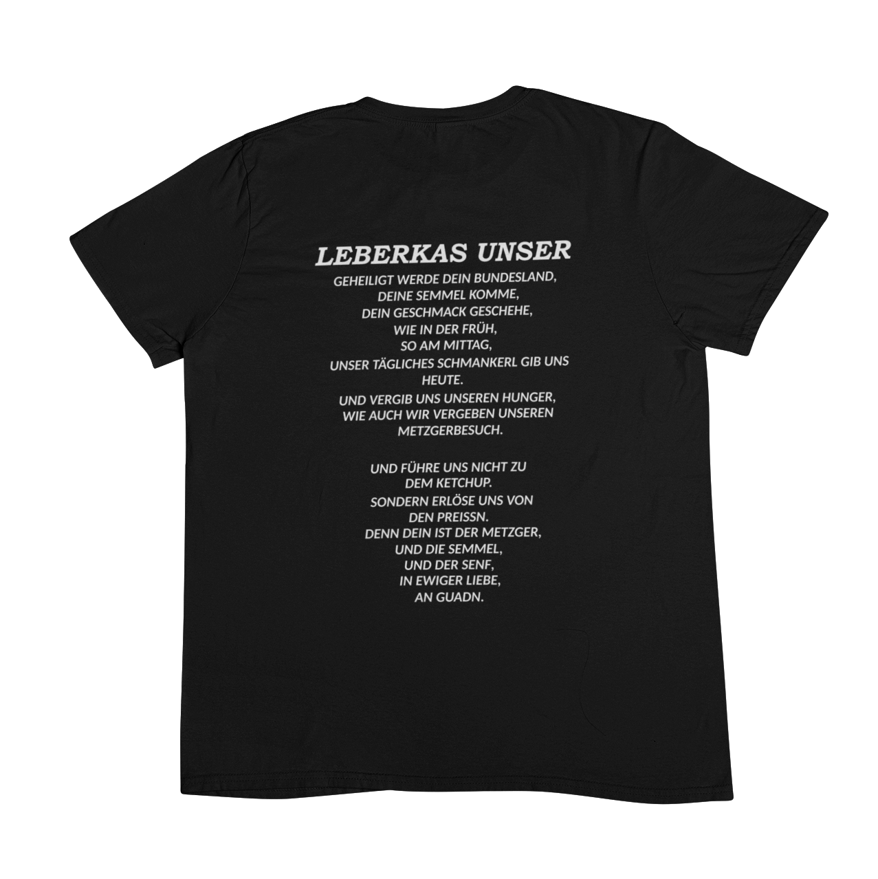 Leberkas Unser  Backprint | Unisex Shirt