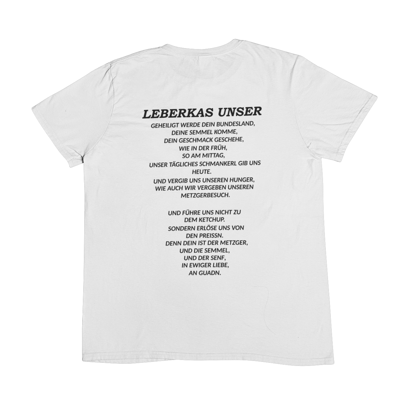 Leberkas Unser  Backprint | Unisex Shirt