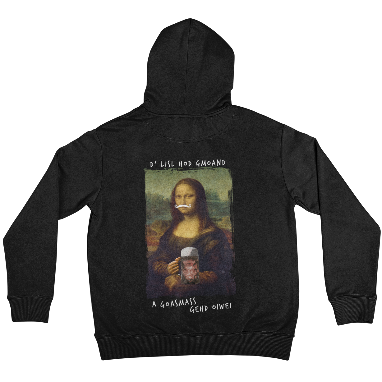 Mona Lisa Goaßmass  Backprint |  Unisex Hoodie
