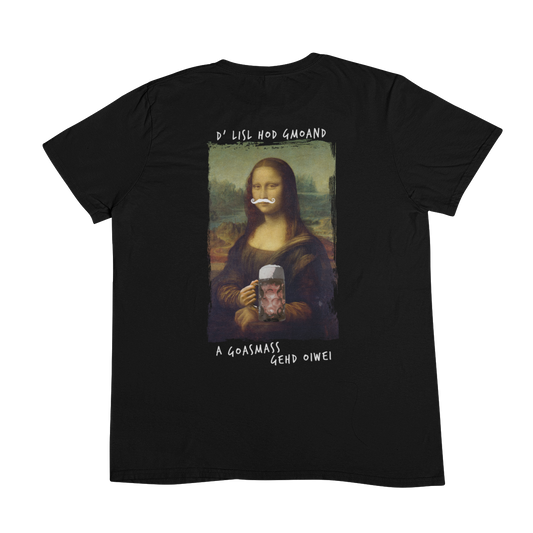 Mona Lisa Goaßmass Backprint | Unisex Shirt