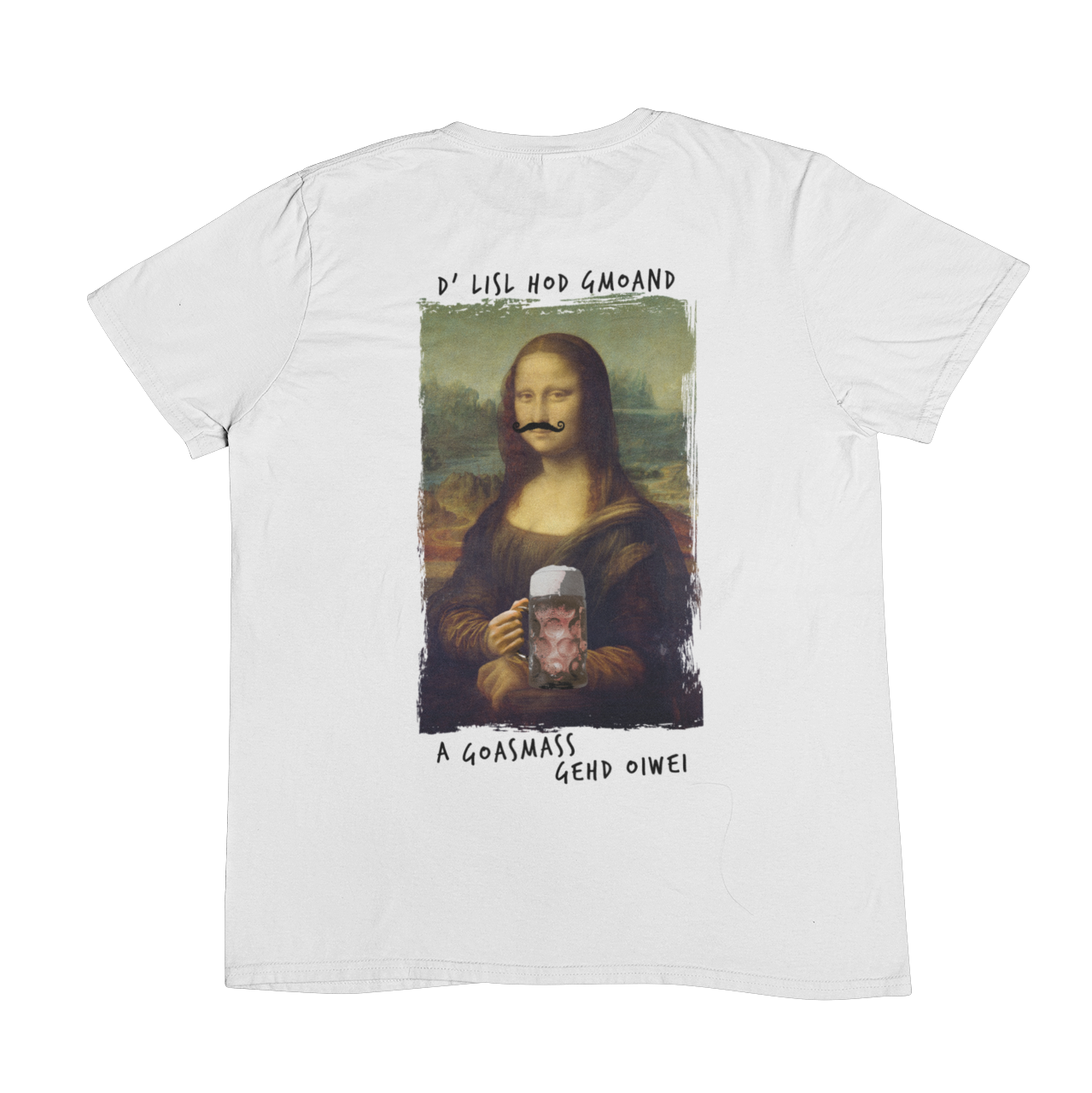 Mona Lisa Goaßmass Backprint | Unisex Shirt
