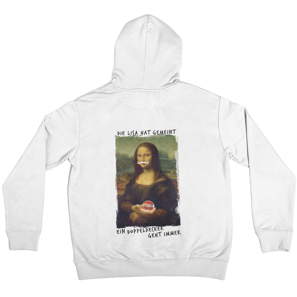 Mona Lisa Snus   Backprint | Unisex Hoodie