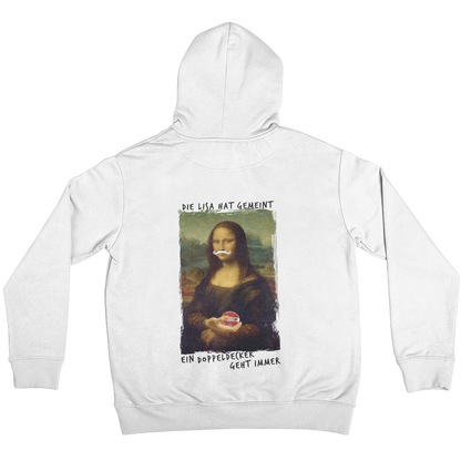 Mona Lisa Snus   Backprint | Unisex Hoodie
