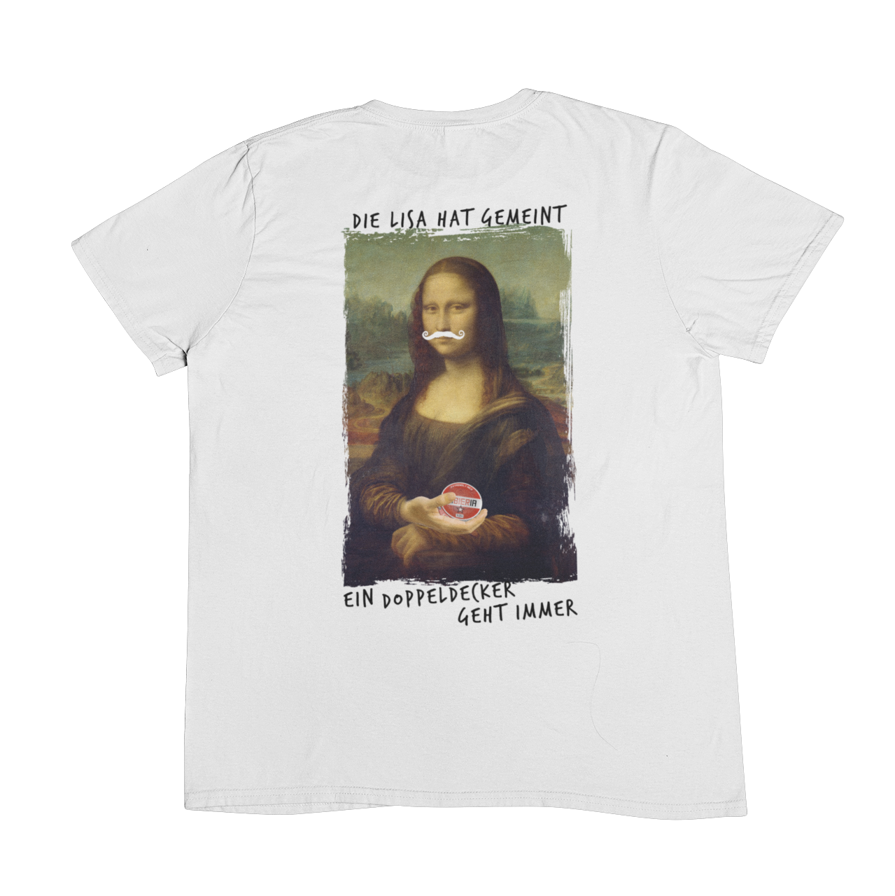 Mona Lisa Snus Backprint | Unisex Shirt