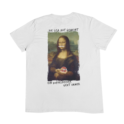 Mona Lisa Snus Backprint | Unisex Shirt